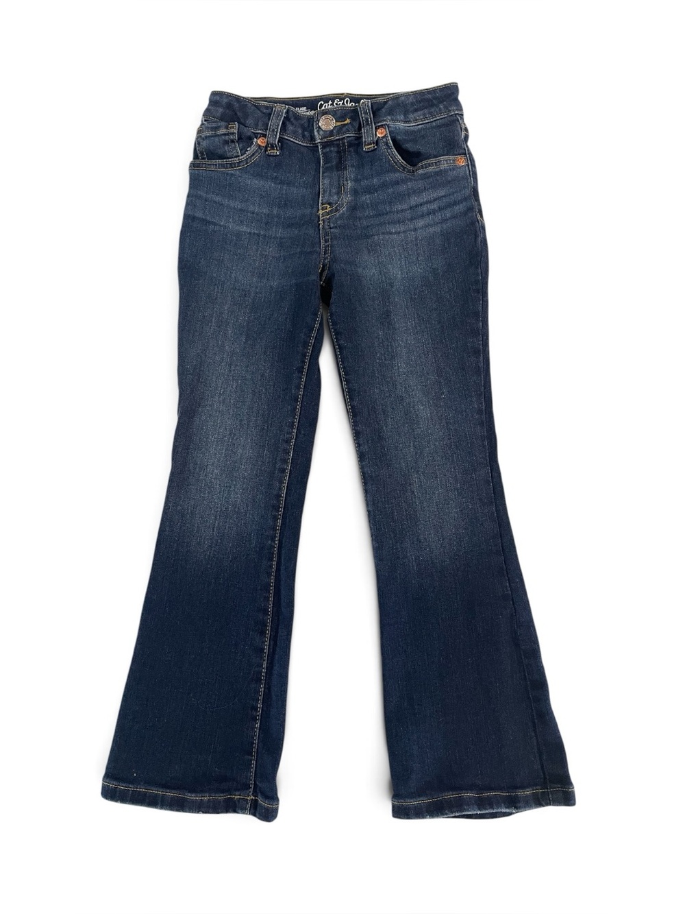 KIDS Cat & Jack Dark Blue Flare Jeans Size 6